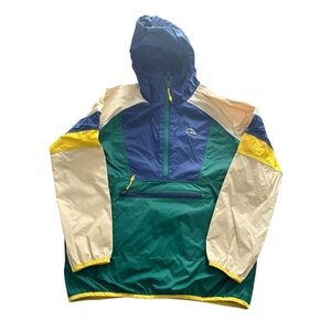 L.L. Bean Kids Colorblock Raincoat Size L 14-16